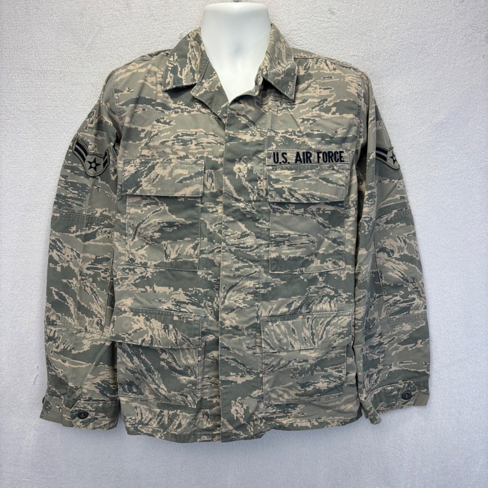 Vintage US Air Force Utility Coat Mens 36R Camo USAF Jacket Propper